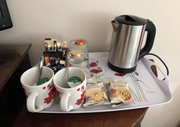 Hot drinks facilities in bedrooms